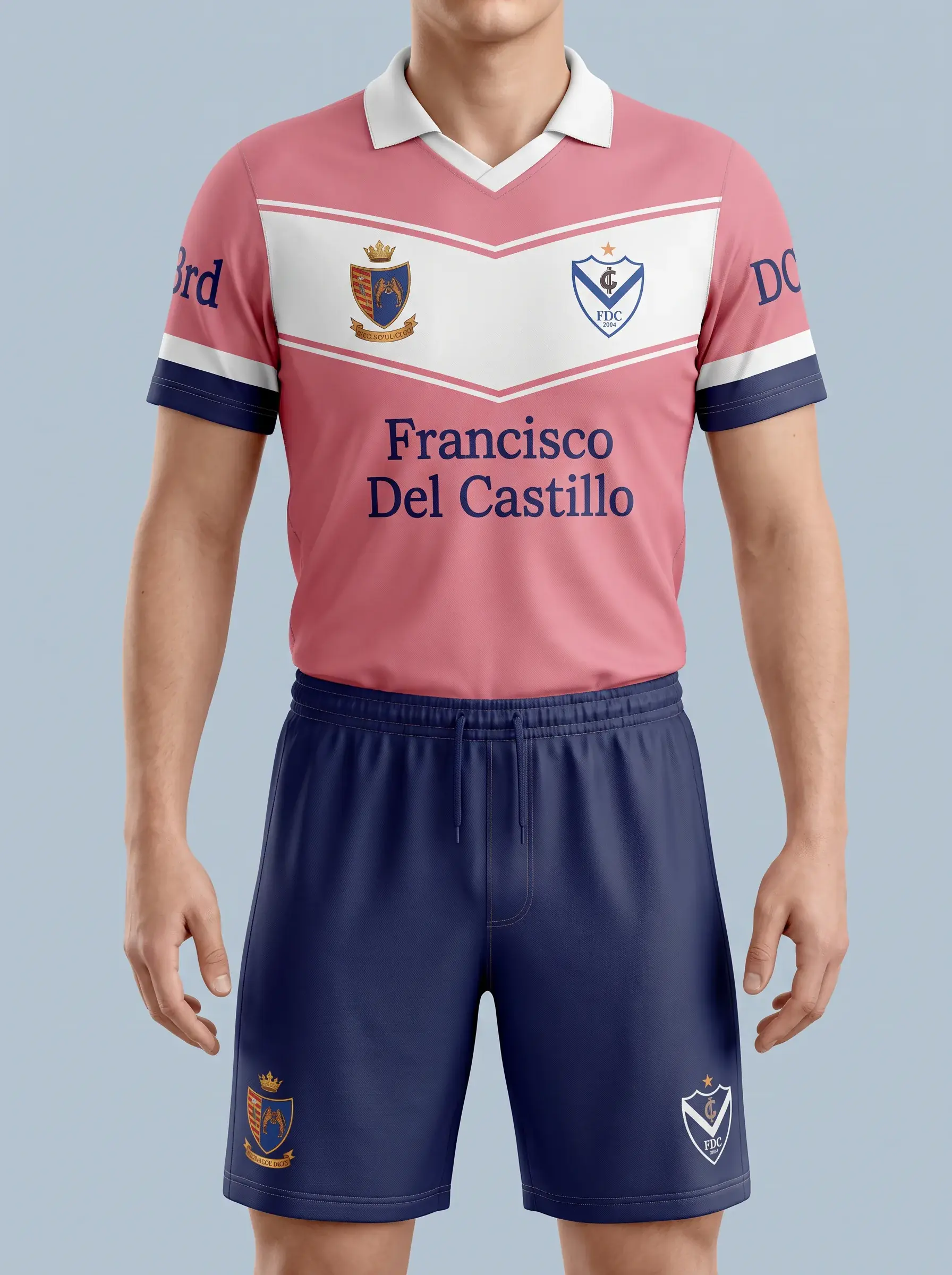 Custom soccer uniform mockup