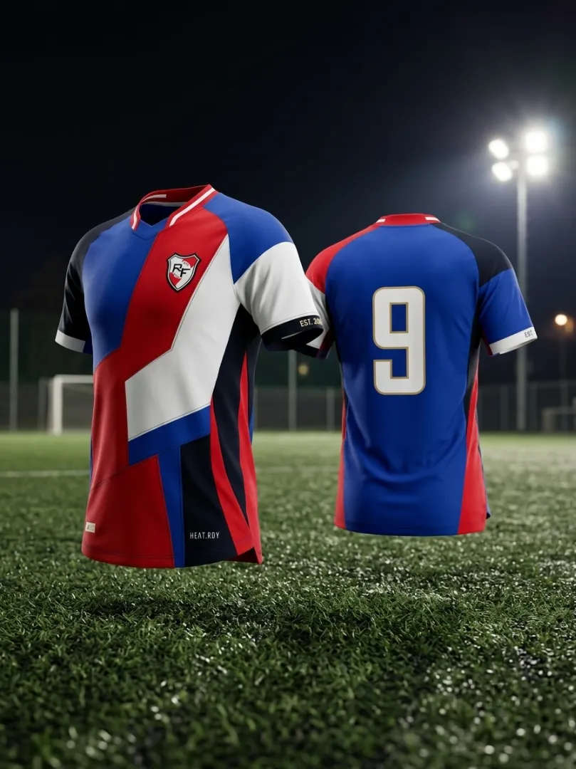 Custom soccer uniform mockup